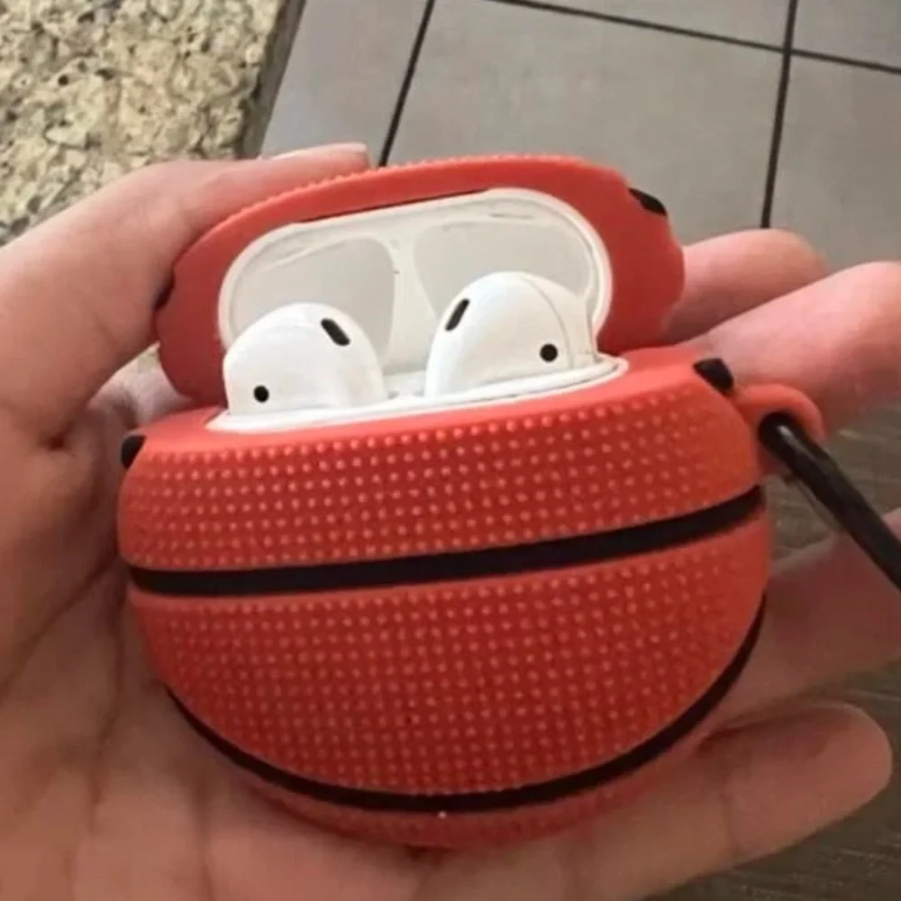 3D Basketball Design AirPods 1/2 Case